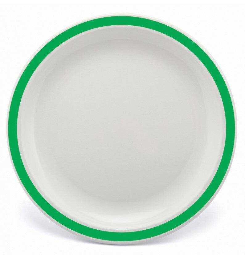 Harfield Duo Polycarbonate Plate 17cm With Solid Colour Rim (025)