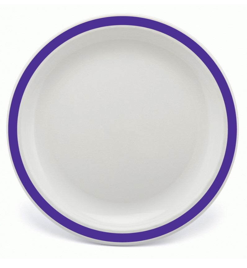 Harfield Duo Polycarbonate Plate 17cm With Solid Colour Rim (025)