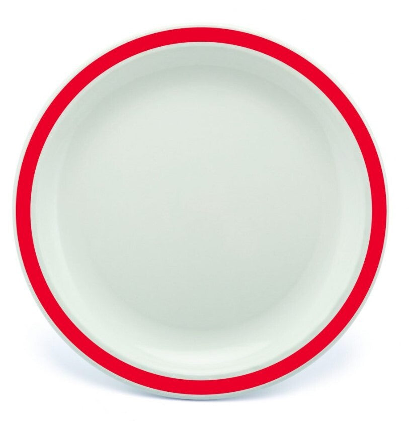 Harfield Duo Polycarbonate Plate 17cm With Solid Colour Rim (025)