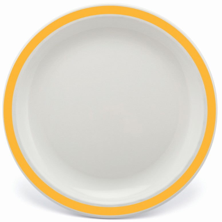Harfield Duo Polycarbonate Plate 17cm With Solid Colour Rim (025)