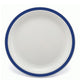 Harfield Duo Polycarbonate Plate 17cm With Solid Colour Rim (025)