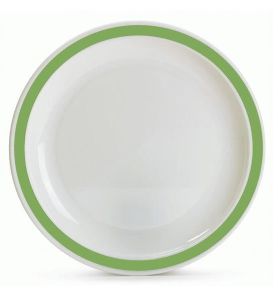 Harfield Duo Polycarbonate Plate 23cm With Solid Colour Rim (024)