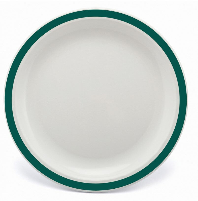 Harfield Duo Polycarbonate Plate 23cm With Solid Colour Rim (024)
