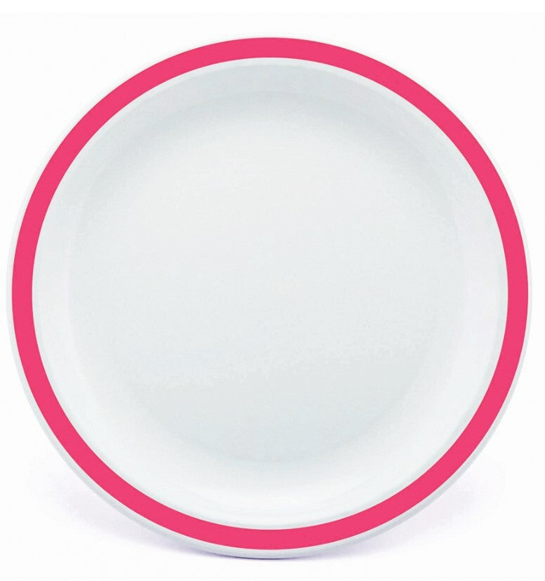 Harfield Duo Polycarbonate Plate 23cm With Solid Colour Rim (024)