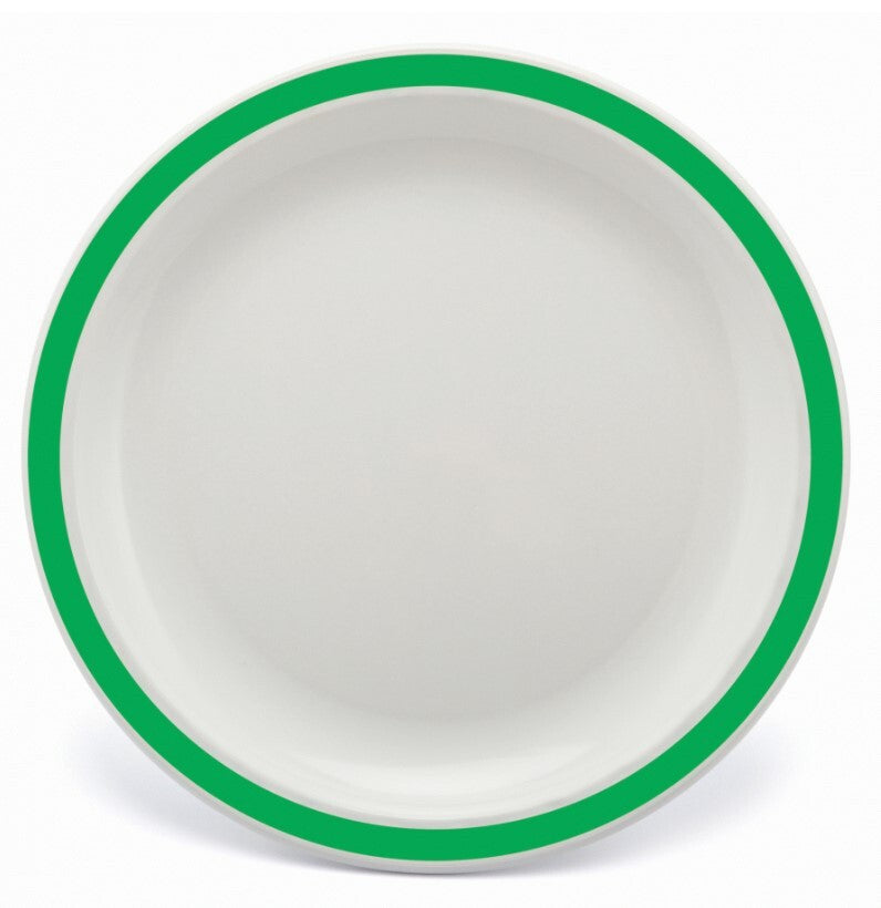 Harfield Duo Polycarbonate Plate 23cm With Solid Colour Rim (024)