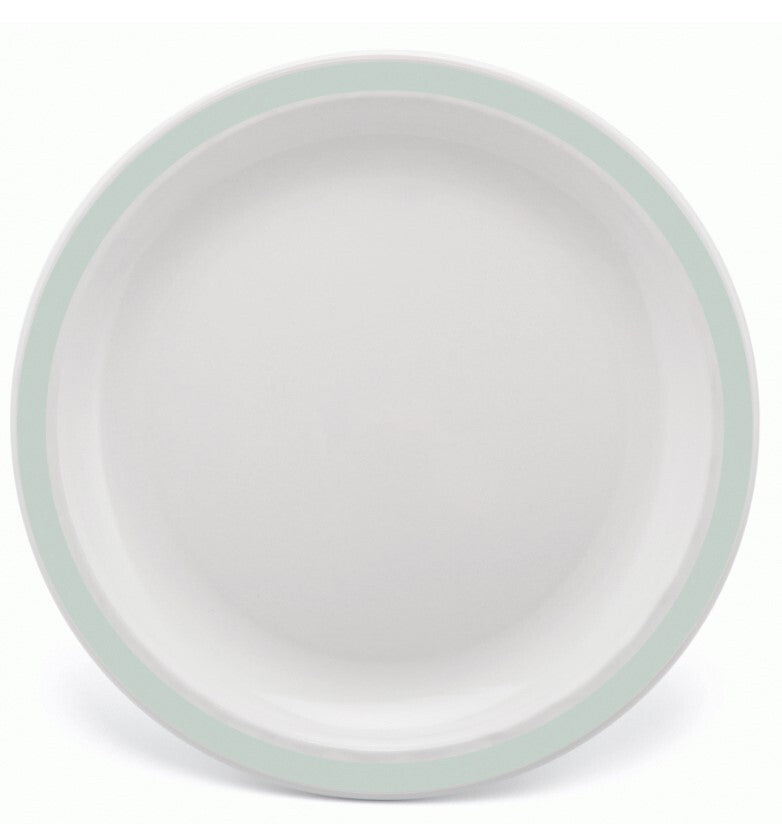 Harfield Duo Polycarbonate Plate 23cm With Solid Colour Rim (024)