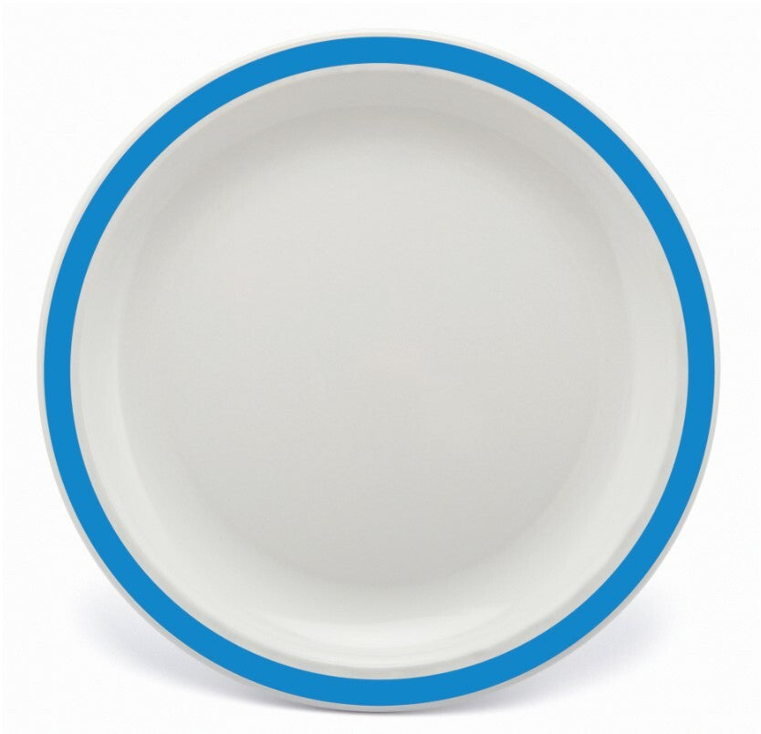 Harfield Duo Polycarbonate Plate 23cm With Solid Colour Rim (024)