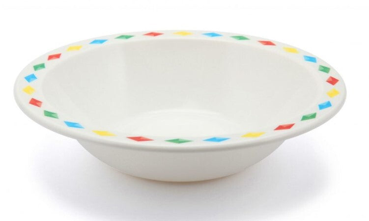Harfield Duo Polycarbonate Bowl 15cm With Patterned Rim (149P)