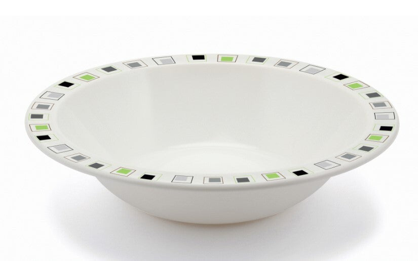 Harfield Duo Polycarbonate Bowl 17.3cm With Patterned Rim (026P)