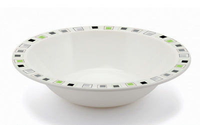 Harfield Duo Polycarbonate Bowl 17.3cm With Patterned Rim (026P)