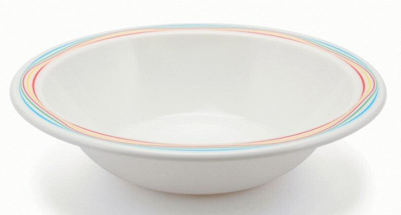 Harfield Duo Polycarbonate Bowl 17.3cm With Patterned Rim (026P)