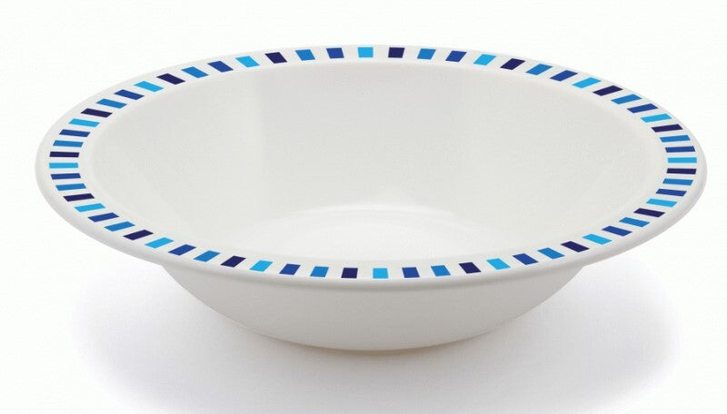 Harfield Duo Polycarbonate Bowl 17.3cm With Patterned Rim (026P)