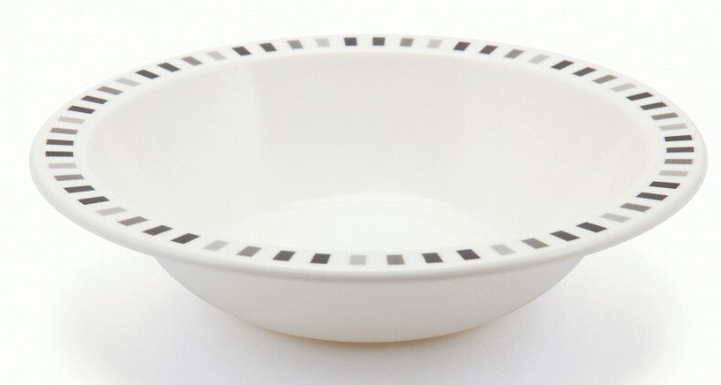 Harfield Duo Polycarbonate Bowl 17.3cm With Patterned Rim (026P)