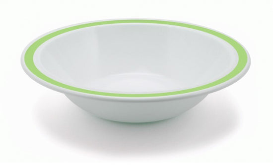 Harfield Duo Polycarbonate Bowl 17.3cm With Solid Colour Rim (026)