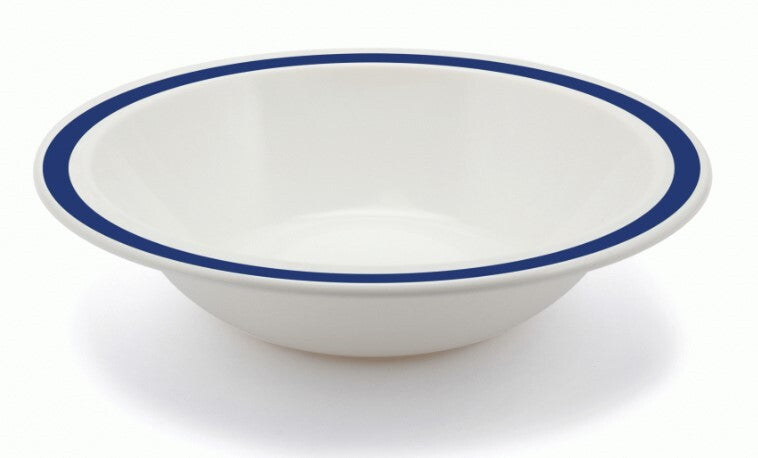 Harfield Duo Polycarbonate Bowl 17.3cm With Solid Colour Rim (026)