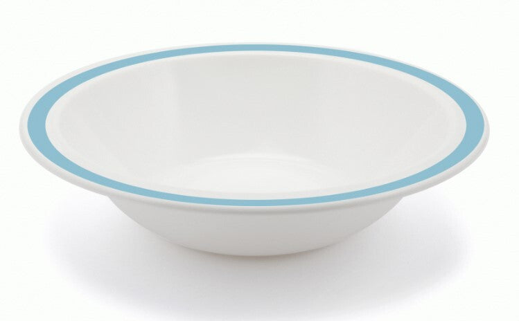 Harfield Duo Polycarbonate Bowl 17.3cm With Solid Colour Rim (026)