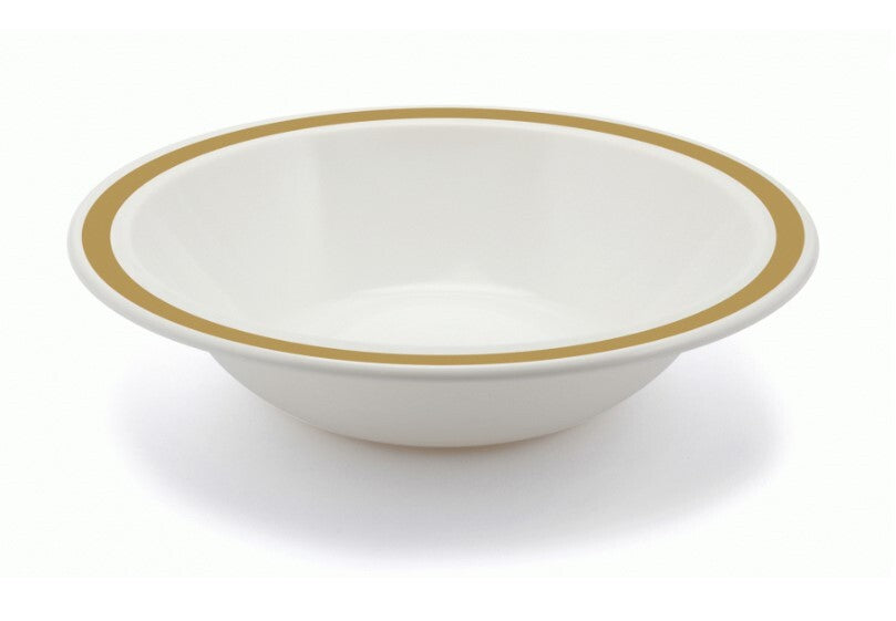 Harfield Duo Polycarbonate Bowl 17.3cm With Solid Colour Rim (026)