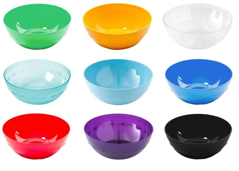 Harfield Polycarbonate Salad Bowl 24cm (038)