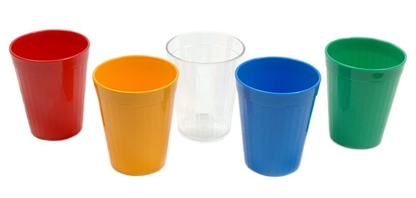 Harfield Polycarbonate Fluted Tumbler 200ml (020)
