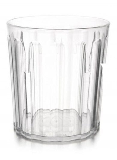 Harfield Polycarbonate Economy Fluted Tumbler 220ml (032)