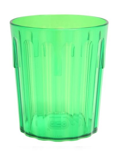 Harfield Polycarbonate Economy Fluted Tumbler 220ml (032)