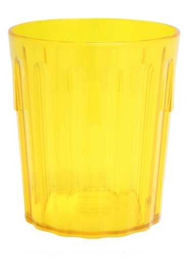 Harfield Polycarbonate Economy Fluted Tumbler 220ml (032)