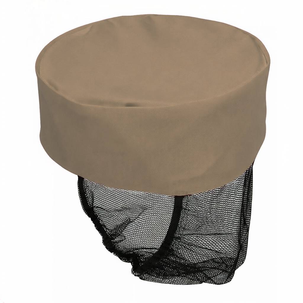 Skull Cap Poly/Cotton With Hair Net Snood