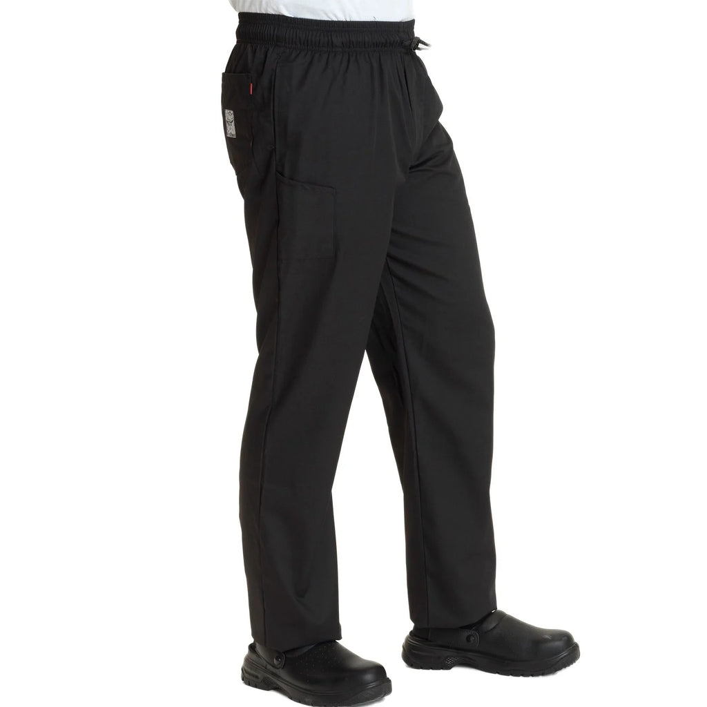 Le Chef Df54c Black Pants Poly/Cotton