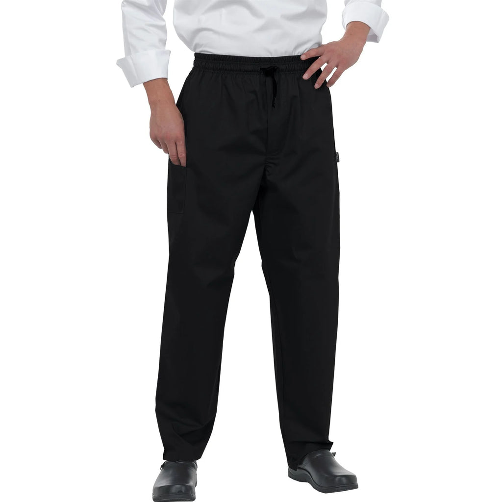Le Chef Df54c Black Pants Poly/Cotton