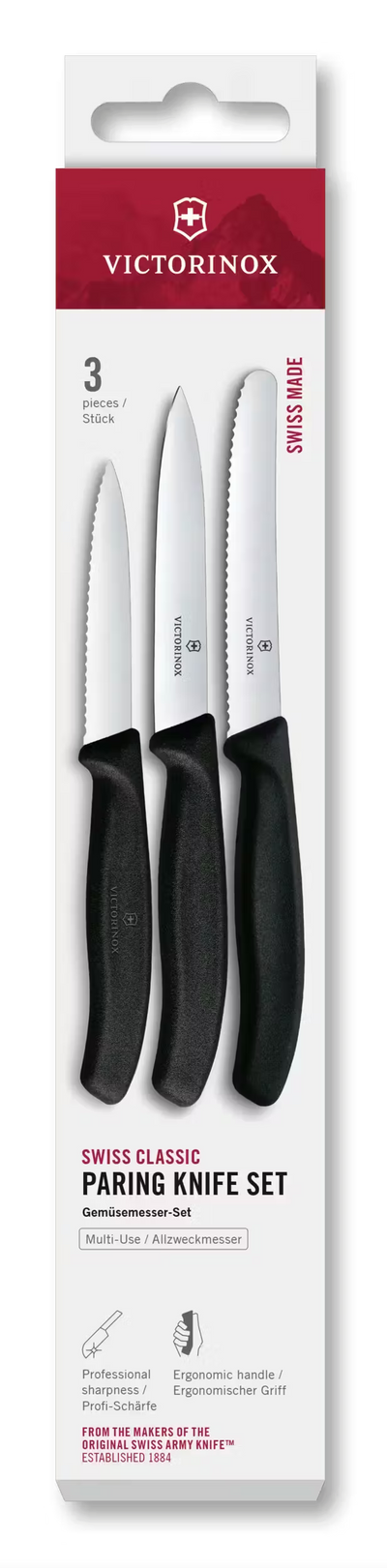 Victorinox Plastic Handle Set Of 3 Parers