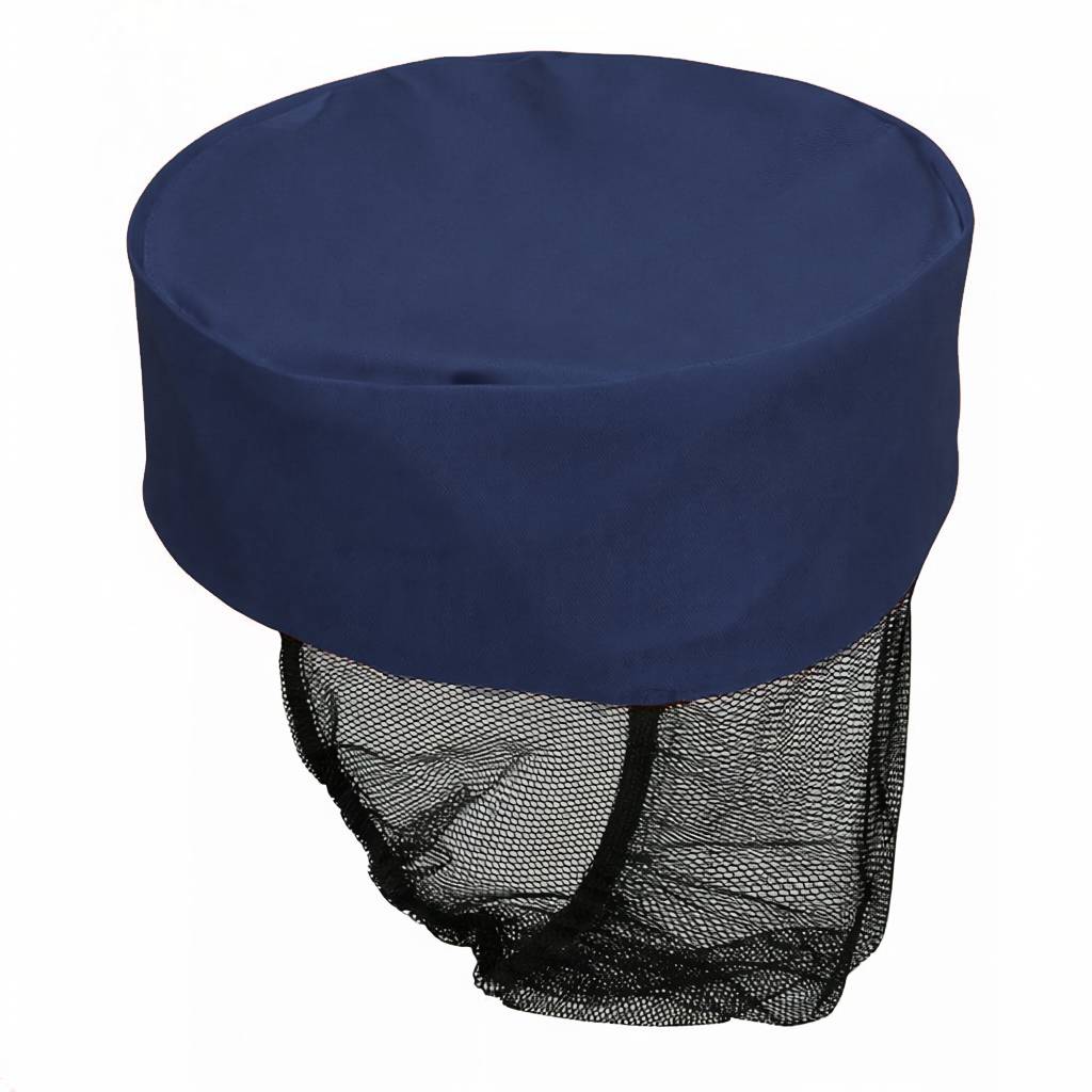 Skull Cap Poly/Cotton With Hair Net Snood