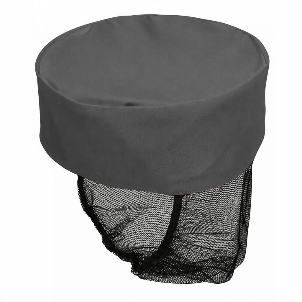 Skull Cap Poly/Cotton With Hair Net Snood