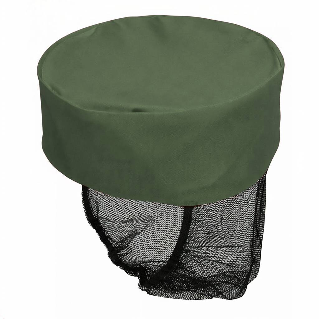Skull Cap Poly/Cotton With Hair Net Snood