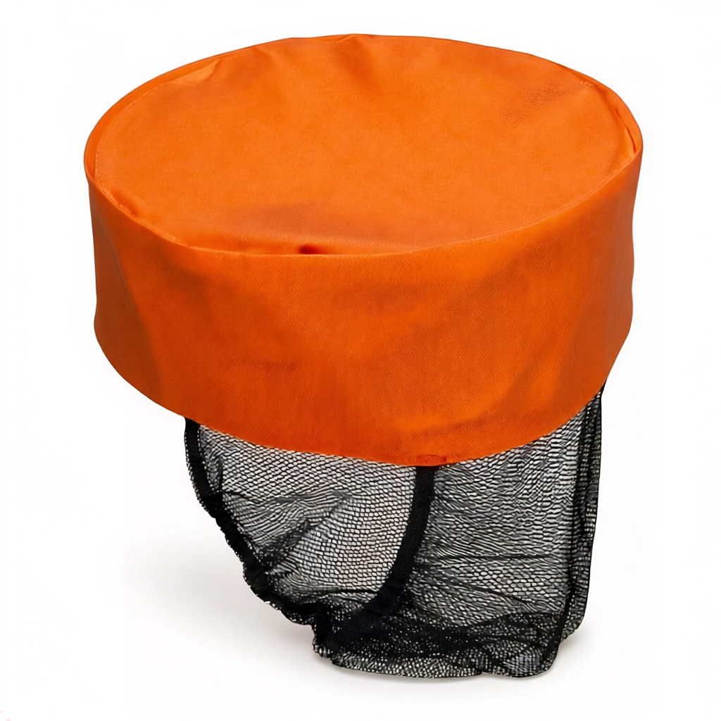 Skull Cap Poly/Cotton With Hair Net Snood