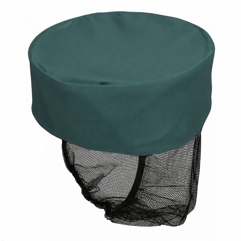 Skull Cap Poly/Cotton With Hair Net Snood