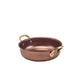 Genware Copper Vintage Steel Round Dish 15.5 x 4cm (Box Of 6)