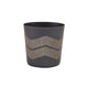 Genware Metallic Black Lined Serving Cup 8.5 x 8.5cm (Box Of 12)