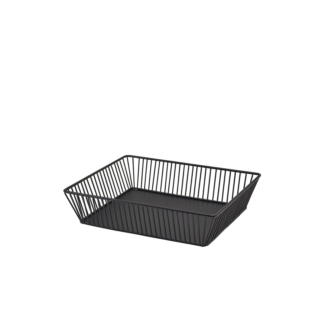 Genware Black Wire Display Basket GN 1/2