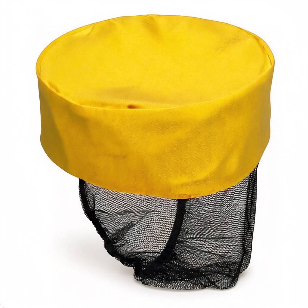 Skull Cap Poly/Cotton With Hair Net Snood